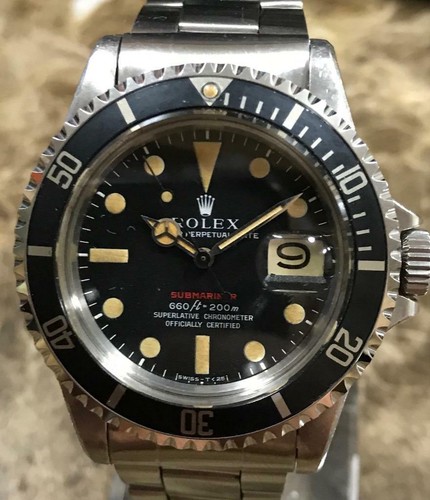 Vintage rolex red submariner - vintage,