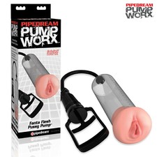 Pump Worx Fanta Light Pussy Penis Enlarger Pump Pompa Aumento Pene con Vagina