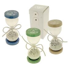 bomboniera clessidra ciondolo albero della vita metallo h 11 cm con box