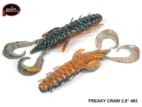 Freaky craw molix colore - craw, 2,8"