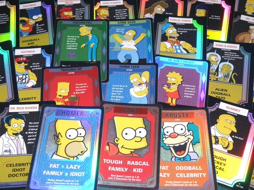 The simpsons foil trading - simpsons,