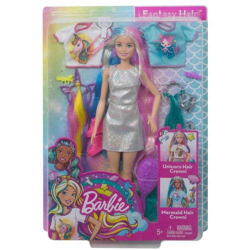 Bambola barbie acconciatura - -,