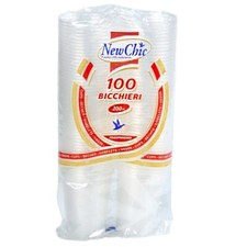 NEW CHIC BICCHIERI TRASPARENTI