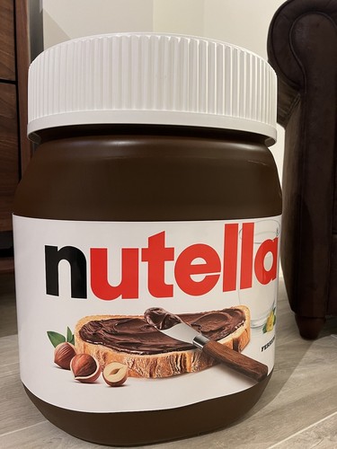 Pouf contenitore nutella - pouf,