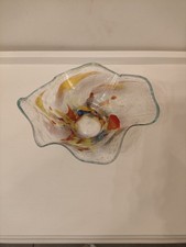 Vaso, coppa vetro soffiato di