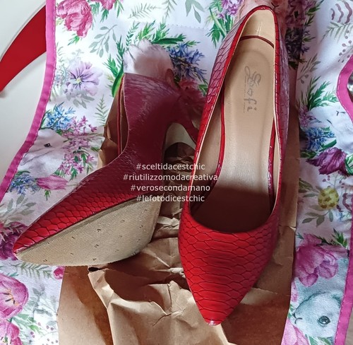 Scarpe décolleté donna rosso - décolleté,
