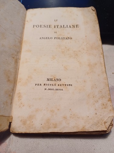 Libro poesie italiane di - le,