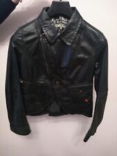 ZU ELEMENTS GIACCA PELLE NERA