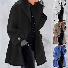 Cappotto sciolto con cappuccio