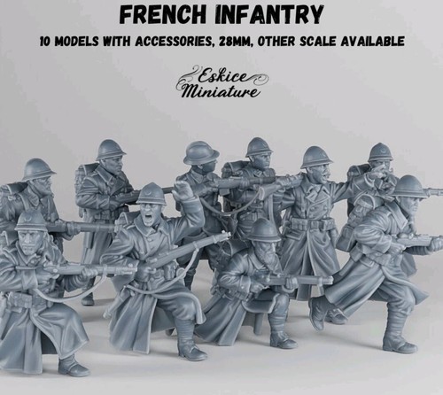 Soldatini francesi 10 ww2 - francesi,