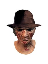 A Nightmare On Elm Street Deluxe Freddy Adulto Maschera Con Cappello Fedora