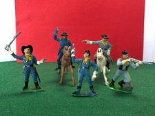 soldatini plastica comansi nordisti e sudisti 1/32