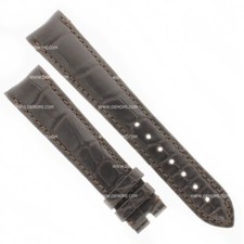 Zenith CinturinoAlligatore Marrone opaco 20/16  Elite , Ultra Thin, Captain.