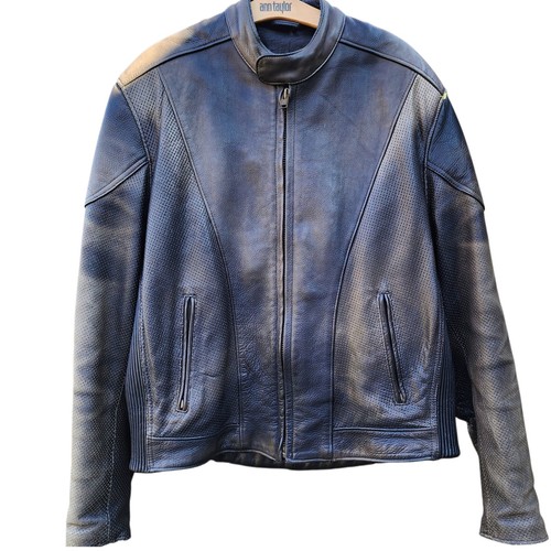 Giacca moto pelle traforata - moto,