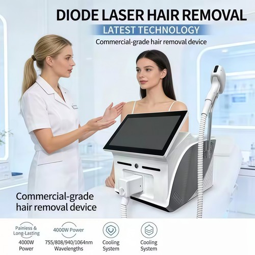 Laser diodo depilazione