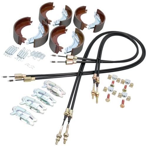 Kit ganasce freno cavi per - kit,