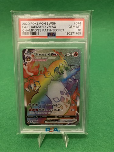Charizard vmax psa 10 - 74,