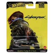 Hot Wheels 2025 - Cultura Pop - Quadra Turbo-R V-Tech - Cyberpunk - JBL57