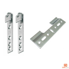 Attaccaglia Regolabile per Mobili Pensili + Piastrina Muro Coppia