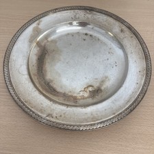 Ancien Plateau Plat Rond En
