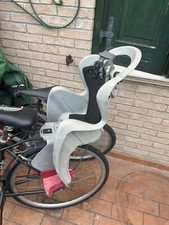 Seggiolino bici posteriore Belleli max 22 kg completo imbottitura cintura fissag