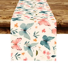 Runner da Tavolo Farfalla Rosa