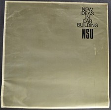 1968-1969 NSU Brochure Ro 80 Rotary Coupe Spider TTS TT 1200 1000 Prinz Original