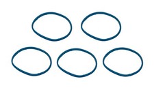 Anello fascia blu in gomma per