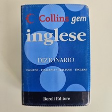 Mini Dizionario Inglese Italiano - Collins Gem - Boroli Ed - 2005 - TRACCIATA!!