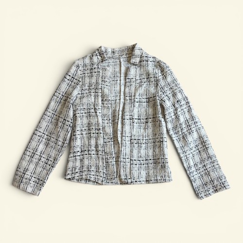 Blazer bianco panna - , tweed