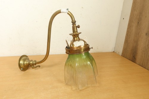 Applique antica ottone lampada