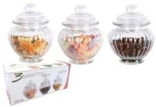 TRIS SET 3 PZ BARATTOLI 250 ML