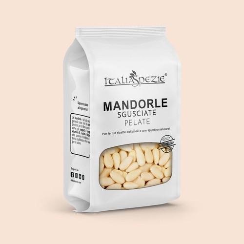 Mandorle sgusciate pelate - ,