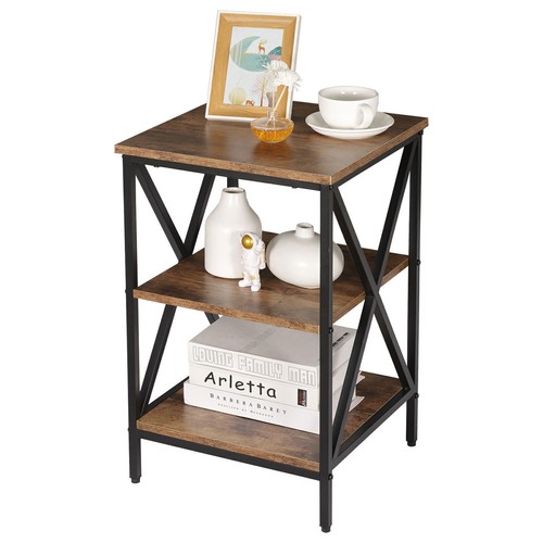 Comodino rustico marrone - rustico,