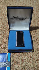 ACCENDINO VINTAGE IBELO IBOELECTRO NERO E ARGENTO CON ASTUCCIO