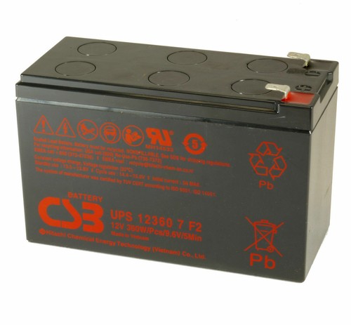 Csb ups12360 12v 7 2ah - f2, 7,2ah