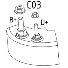 Alternatore CEVAM 85A -  4503