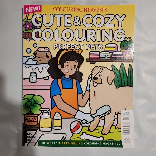 Cute cozy colouring pets - cute, &