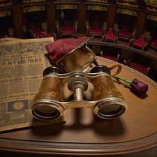 Antico Binocolo Da Opera Con