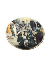 Piatto Da Collezione T.limoges-la Scuola Di Atene-giubileo Anno 2000-19x2cm 