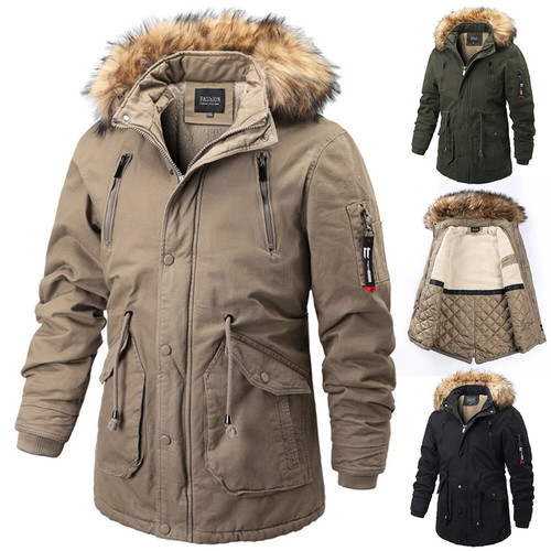 Cappotto invernale uomo cotone
