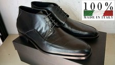 Montano Polacco Derby Stile Fabi Scarpa Uomo Pelle Nero ITALY N° 41,5 Nuovo 