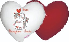 cuscino a forma di cuore con