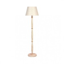 Classic wooden floor lamp