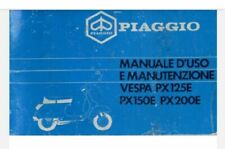 Libretto manuale uso e manutenzione Piaggio  Vespa PX125E PX150E PX200E File PDF