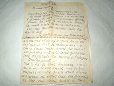 LETTERA D'AMORE DI SETTEMBRE 1931 SCRITTA DALLA FIDANZATA VERA RARITA' IMPERDIB.