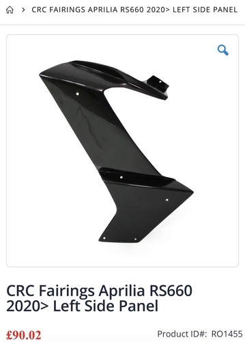Crc carena aprilia rs660 - carena,