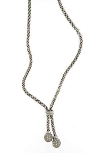 Necklace fope woman white - necklace,