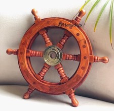 Volante nautica legno - in,