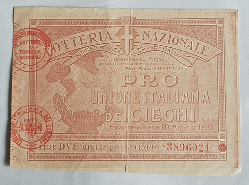 Biglietto lotteria nazionale - biglietto,